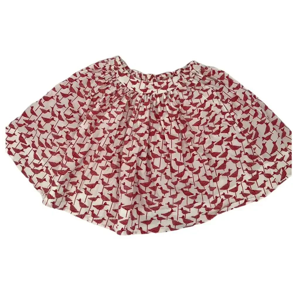Kate Spade Red Bird Print Mini Skirt | One Size Fits Most